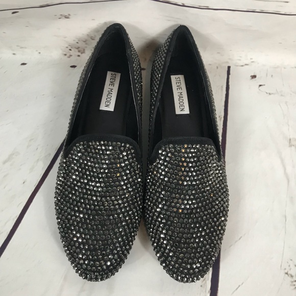 Steve Madden Shoes - Steve Madden “Conncord” Black Studded Flats 9M